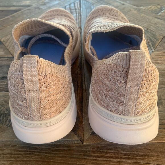 NWOB APL TechLoom Wave Mélange Mesh Running Sneakers | Sand | M US 9.5/W US 7.5 main image 4